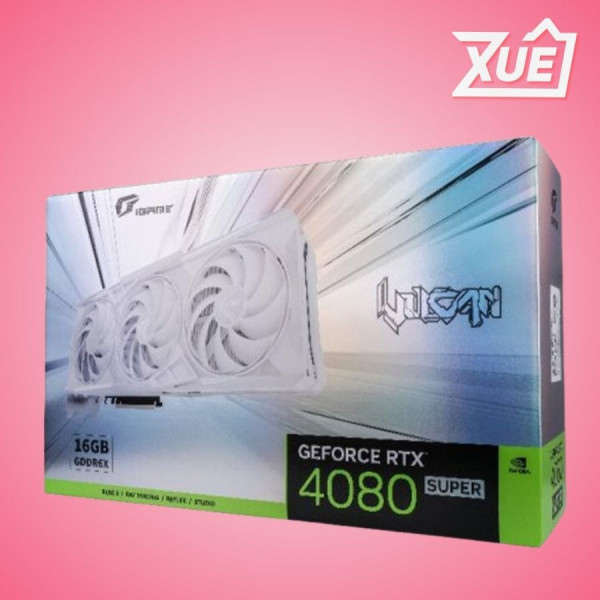 CARD MÀN HÌNH COLORFUL IGAME GEFORCE RTX 4080 SUPER 16G VULCAN OC-V-WHITE