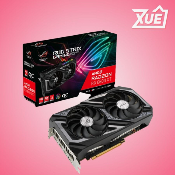 CARD MÀN HÌNH ASUS ROG STRIX RX 6600 XT-O8G-GAMING