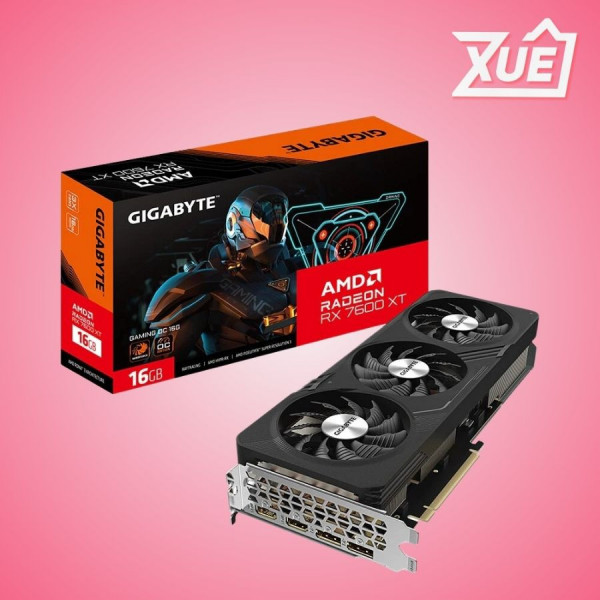 CARD MÀN HÌNH GIGABYTE RX 7600 XT GAMING OC-16G