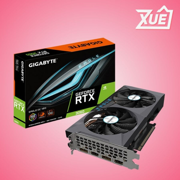 CARD MÀN HÌNH GIGABYTE RTX 3060 EAGLE 12GD-V2