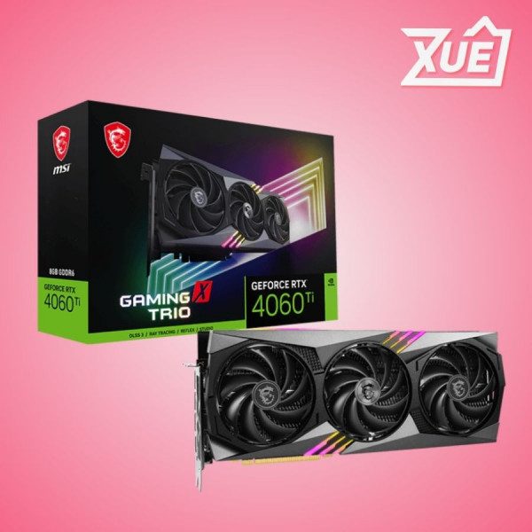 CARD MÀN HÌNH MSI RTX 4060 TI GAMING X TRIO 8G