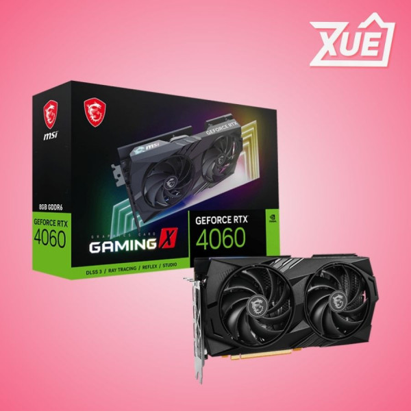 CARD MÀN HÌNH MSI RTX 4060 GAMING X 8G 