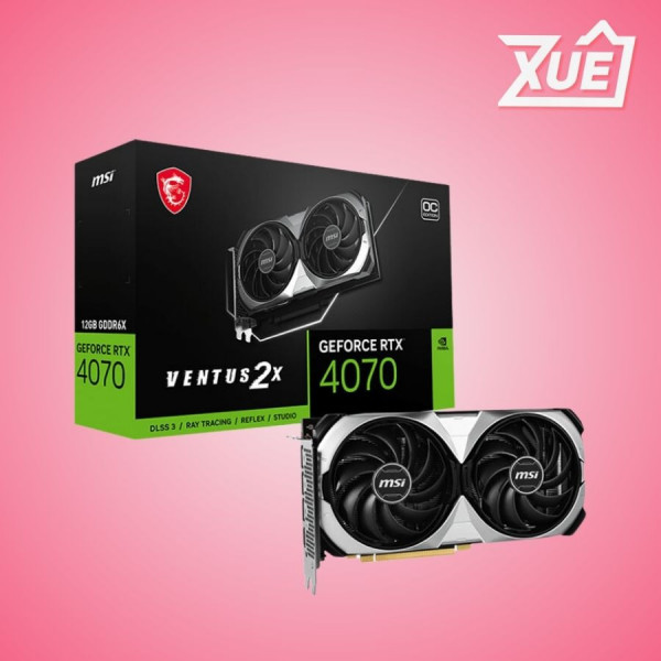 CARD MÀN HÌNH MSI RTX 4070 VENTUS 2X WHITE 12G OC