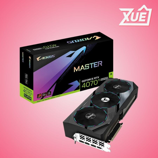 CARD MÀN HÌNH GIGABYTE RTX 4070 TI SUPER AORUS MASTER-16G