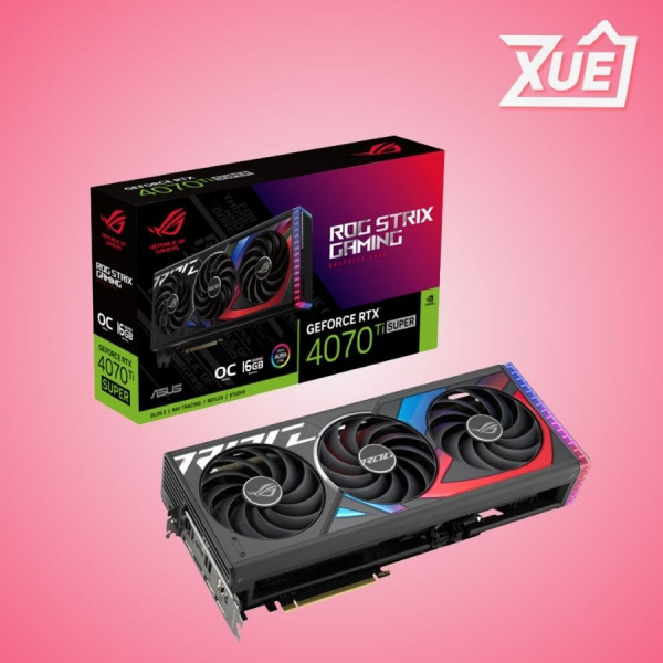 CARD MÀN HÌNH ASUS ROG STRIX RTX 4070 TI SUPER-16G-GAMING