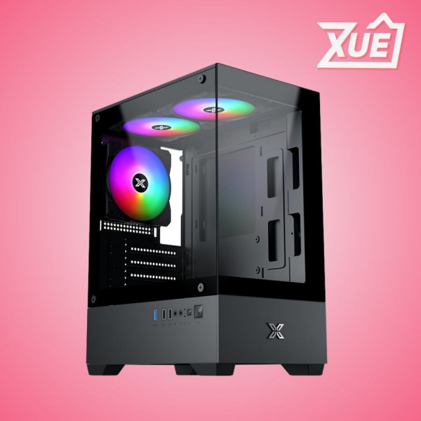 VỎ CASE XIGMATEK VIEW II 3F BLACK (MATX/ 3 FAN)