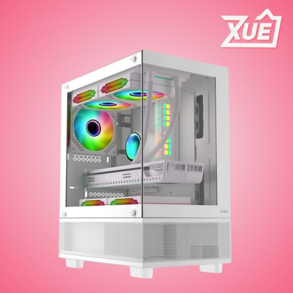 VỎ CASE MIK AETHER WHITE (MATX/MID TOWER/MÀU TRẮNG)