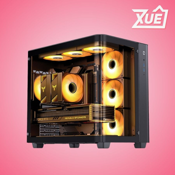VỎ CASE JONSBO TK-3 BLACK (ATX/MID TOWER/MÀU ĐEN/KÍNH CONG)