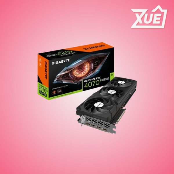 CARD MÀN HÌNH GIGABYTE GEFORCE RTX 4070 TI SUPER WINDFORCE MAX OC 16G (GV-N407TSWF3MAX-OC-16GD)