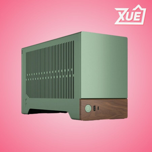 VỎ CASE FRACTAL DESIGN TERRA JADE (ITX/MINI TOWER/MÀU XANH)