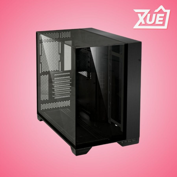 VỎ CASE LIAN LI O11 VISION COMPACT - BLACK (ATX/MID TOWER/MÀU ĐEN)