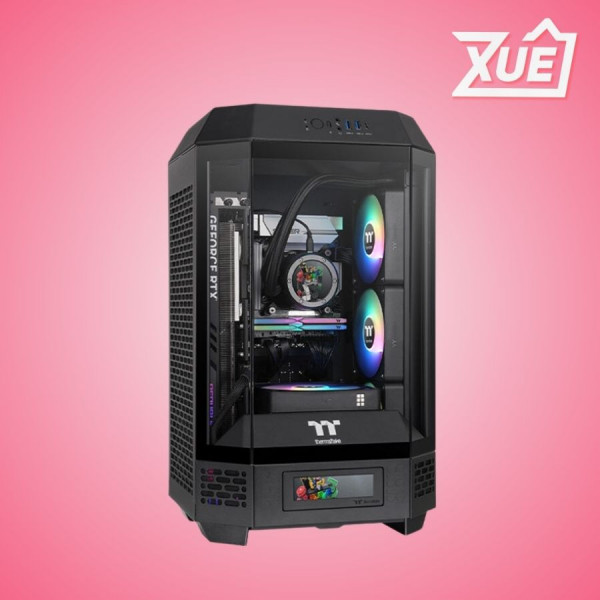 VỎ CASE THERMALTAKE TOWER 250 BLACK (ITX/MINI TOWER/2 FAN)