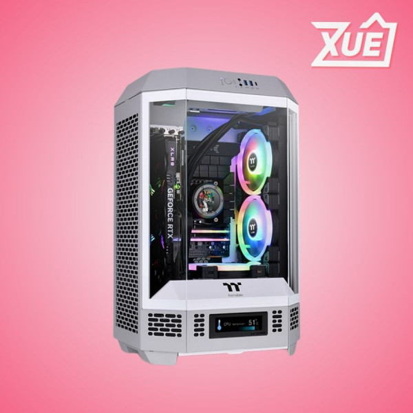 VỎ CASE THERMALTAKE TOWER 300 LIMESTONE (MATX/MID TOWER/3 FAN)