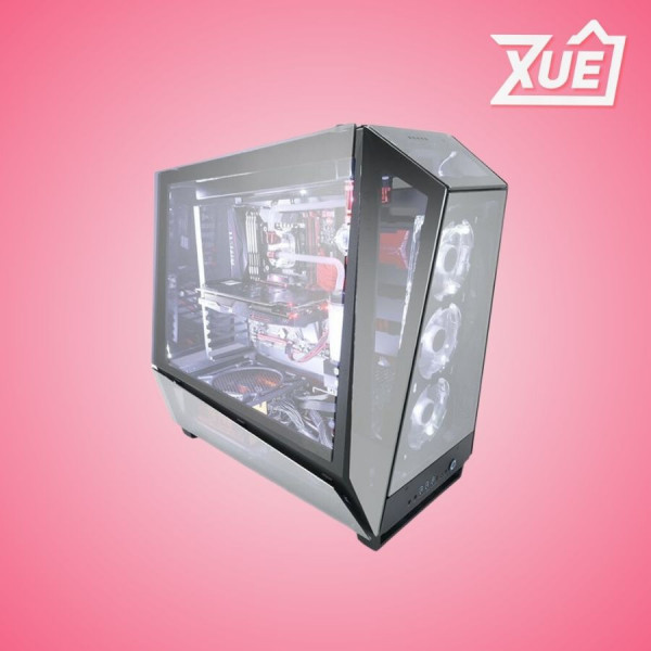 VỎ CASE IN-WIN TÒU 2.0 - MIRROR TEMPERED GLASS LIMITED EDITION FULL-TOWER ĐEN/BẠC