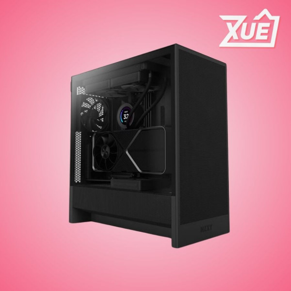 VỎ MÁY TÍNH NZXT H5 2024 FLOW BLACK (ATX/MID TOWER/ 2 FAN ĐEN)