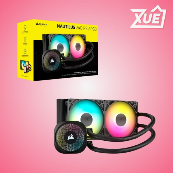 TẢN NHIỆT NƯỚC CORSAIR NAUTILUS 240 ARGB - BLACK
