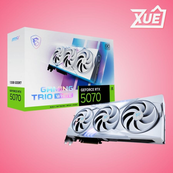 CARD MÀN HÌNH MSI RTX 5070 12G GAMING TRIO OC WHITE