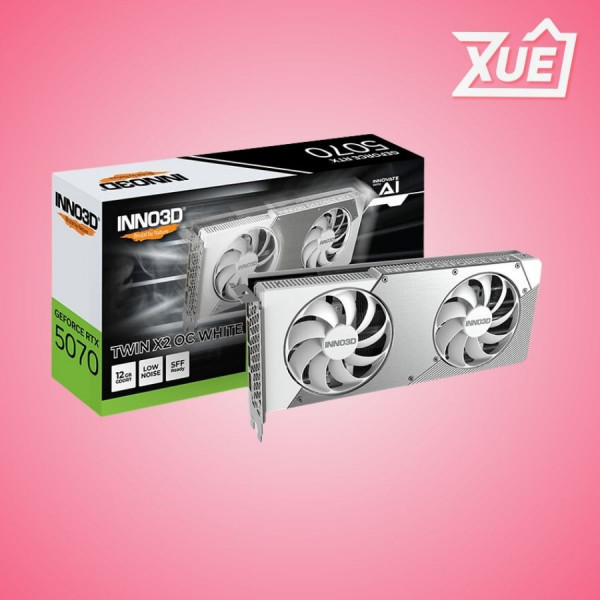 CARD MÀN HÌNH INNO3D RTX 5070 TWIN X2 OC WHITE