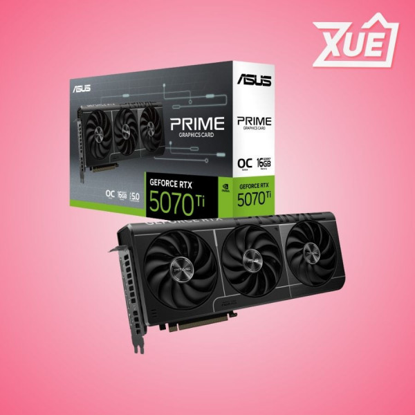 CARD MÀN HÌNH ASUS PRIME RTX 5070TI 16G GDDR7 OC