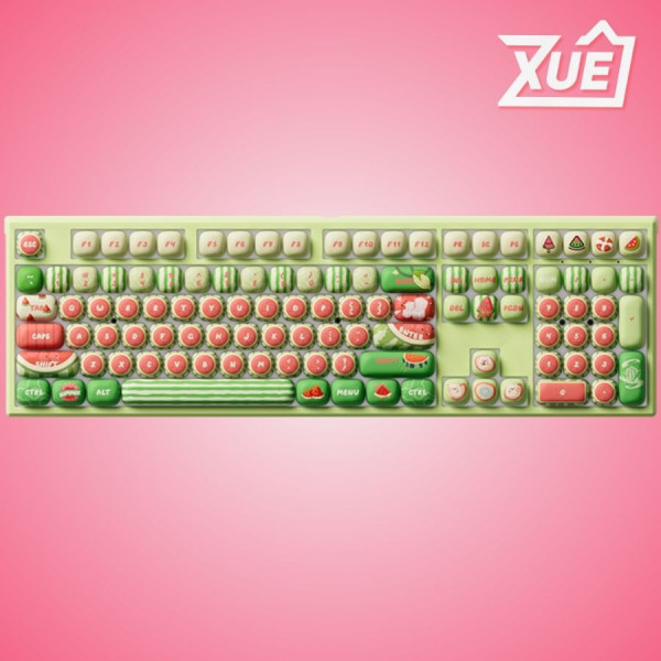BÀN PHÍM AKKO MONSGEEK MG108B WATERMELON (MULTI-MODES / RGB / HOTSWAP)