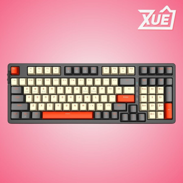 BÀN PHÍM CƠ KHÔNG DÂY EDRA EK398L BETA RED SWITCH (BLUETOOTH, WIRELESS 2.4G)