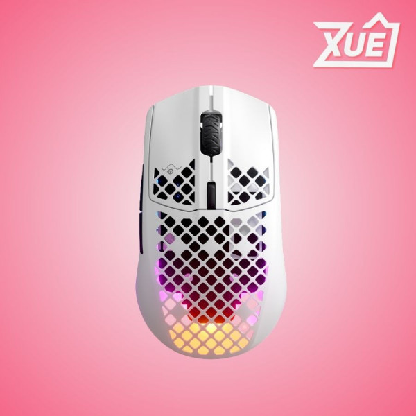 CHUỘT GAME KHÔNG DÂY STEELSERIES AEROX 3 SNOW (USB/RGB) (62608)