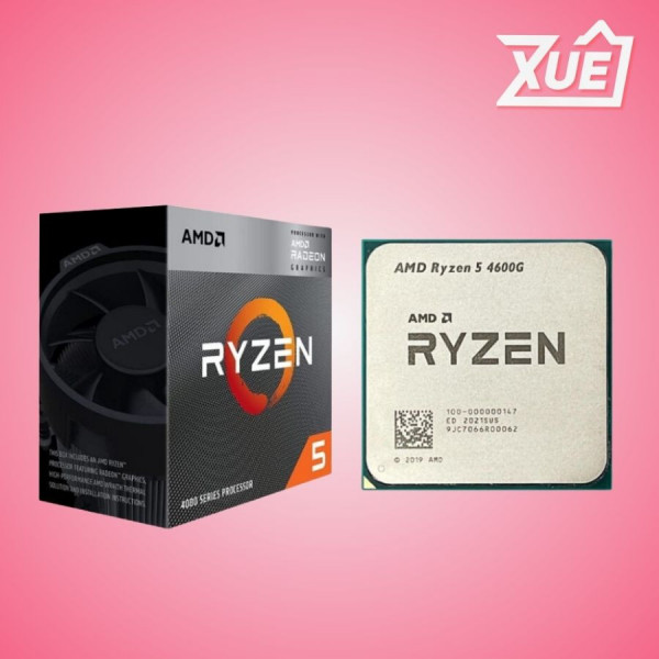 BỘ VI XỬ LÝ AMD RYZEN 5 4600G (3.7 GHZ TURBO UPTO 4.2GHZ / 11MB / 6 CORES, 12 THREADS / 65W / SOCKET AM4)