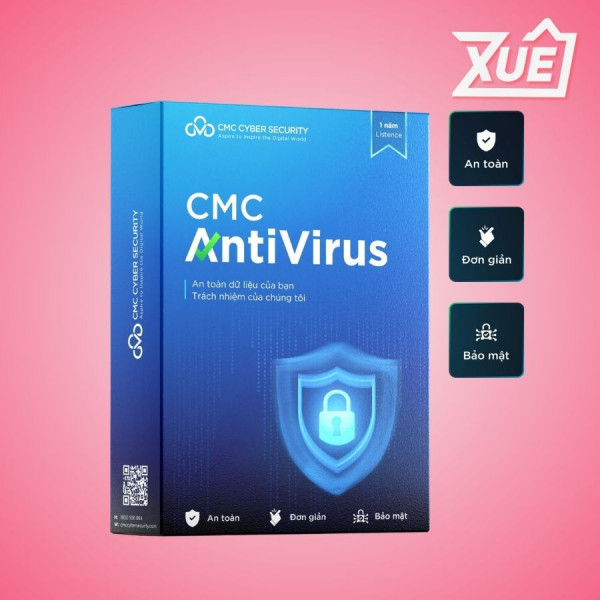 PHẦN MỀM DIỆT VIRUS CMC ANTIVIRUS PROFESSTIONAL -1PC/1 NĂM