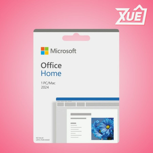 PHẦN MỀM MICROSOFT OFFICE HOME 2024 ENGLISH APAC EM MEDIALESS (EP2-06811)