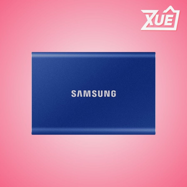 Ổ CỨNG DI ĐỘNG SSD SAMSUNG T7 PORTABLE 2TB 2.5 INCH USB 3.2 XANH (ĐỌC 1050MB/S - GHI 1000MB/S)-(MU-PC2T0H/WW)