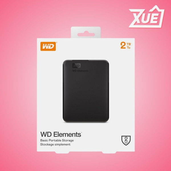 Ổ CỨNG DI ĐỘNG WD ELEMENT 2TB 2.5 INCH USB 3.0 WDBU6Y0020BBK-WESN