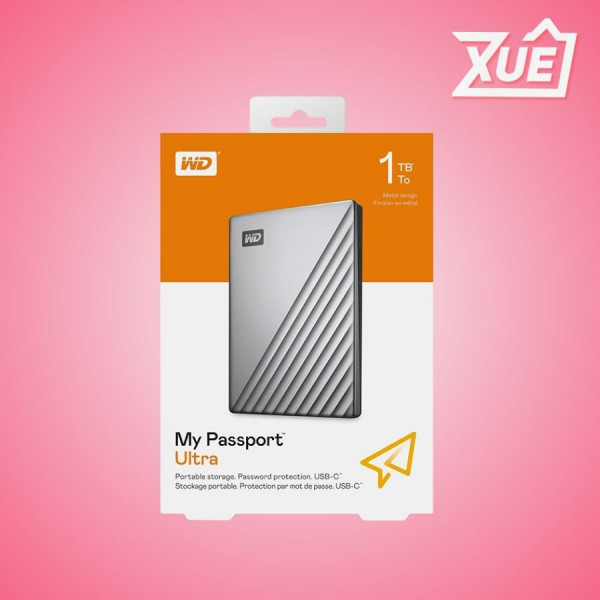 Ổ CỨNG DI ĐỘNG WD MY PASSPORT ULTRA SILVER 1TB MÀU BẠC 2.5 INCH WDBC3C0010BSL-WESN