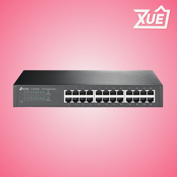 SWITCH TP-LINK TL-SG1024D (24PORT 10/100/1000MBPS - VỎ KIM LOẠI)