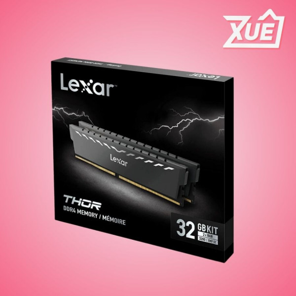 BỘ NHỚ TRONG LEXAR THOR (LD4BU016G-R3200GDXG) 32GB (2X16GB) DDR4 3200MHZ