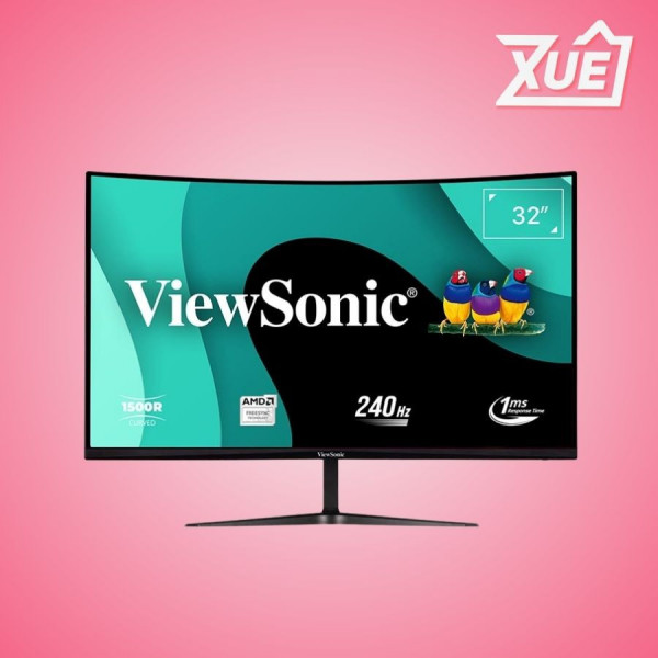 MÀN HÌNH VIEWSONIC VX3219-PC-MHD ( 31.5 INCH/FHD/VA/240HZ/1MS/300NITS/HDMI+DP+AUDIO/CONG)