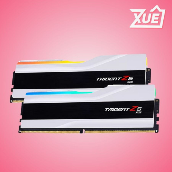 RAM DESKTOP GSKILL TRIDENT Z5 RGB WHITE (F5-8400J4052G24GX2-TZ5RW) 48GB (2X 24GB) DDR5 8400MHZ