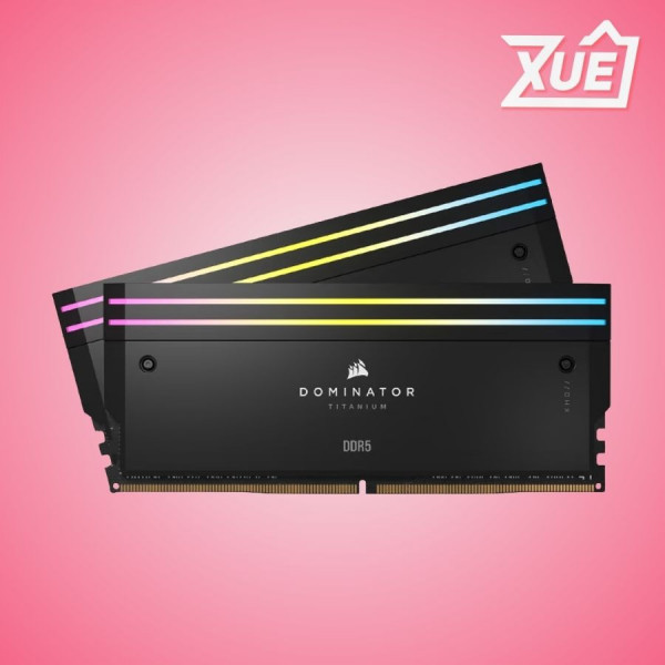 RAM DESKTOP CORSAIR DOMINATOR TITANIUM RGB (CMP48GX5M2B6000C30) 48GB (2X24GB) DDR5 6000MHZ