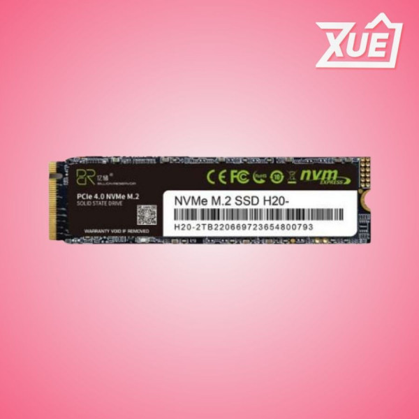 Ổ CỨNG SSD BILLION RESERVOIR H20 2TB NVME M.2 2280 PCIE GEN 4X4 (ĐỌC 7000MB/S - GHI 4500MB/S) - (H20-2TB)