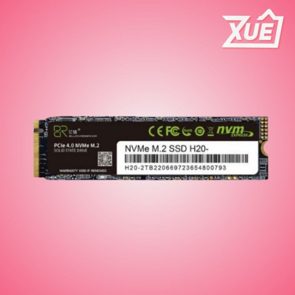 Ổ CỨNG SSD BILLION RESERVOIR H20 1TB NVME M.2 2280 PCIE GEN 4X4 (ĐỌC 5000MB/S - GHI 4500MB/S) - (H20-1TB)