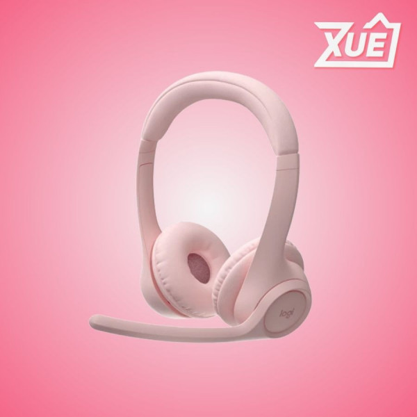 TAI NGHE KHÔNG DÂY LOGITECH ZONE 300 ROSE (BLUETOOTH  5.3/HỒNG)