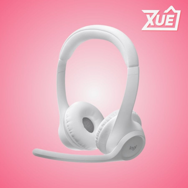 TAI NGHE KHÔNG DÂY LOGITECH ZONE 300 OFF-WHITE (BLUETOOTH  5.3/TRẮNG)