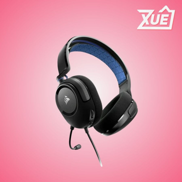 TAI NGHE GAMING CORSAIR HS35 V2 BLUE (JACK 3.5MM)