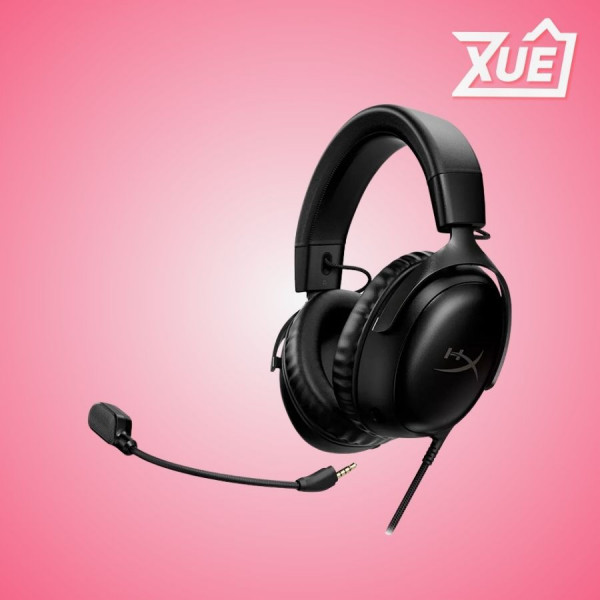 TAI NGHE GAMING CÓ DÂY HP HYPERX CLOUD III BLACK 727A8AA