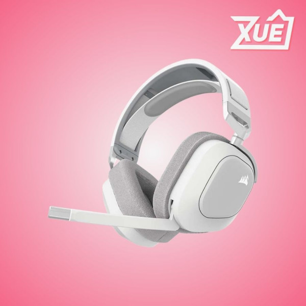 TAI NGHE GAMING KHÔNG DÂY CORSAIR HS80 MAX - WHITE _ CA-9011296-AP