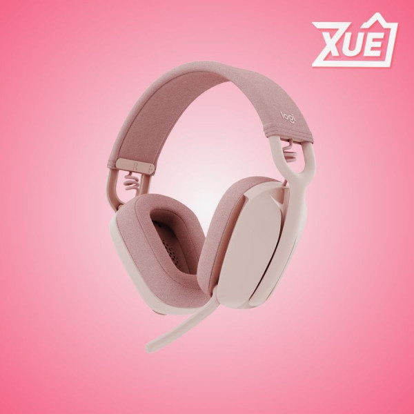 TAI NGHE KHÔNG DÂY LOGITECH ZONE VIBE 100 (BLUETOOTH 5.2/MÀU HỒNG)