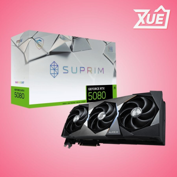 CARD MÀN HÌNH MSI RTX 5080 16G SUPRIM SOC