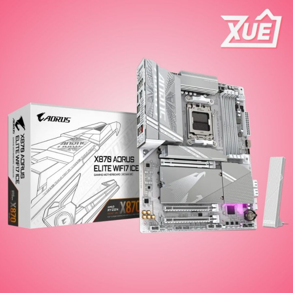 MAINBOARD GIGABYTE X870 AORUS ELITE WIFI 7 ICE