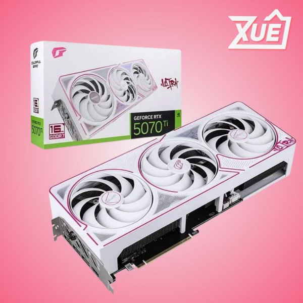 CARD MÀN HÌNH COLORFUL IGAME GEFORCE RTX 5070TI ULTRA WHITE OC 16GB-V