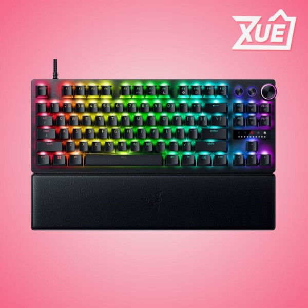 BÀN PHÍM RAZER HUNTSMAN V3 PRO TENKEYLESS - WHITE EDITION 