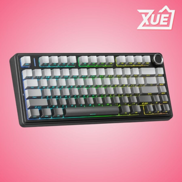 BÀN PHÍM CƠ GAMING AULA F75 (3 MODE/XÁM + ĐEN GRADIENT/RGB/REAPER SWITCH)